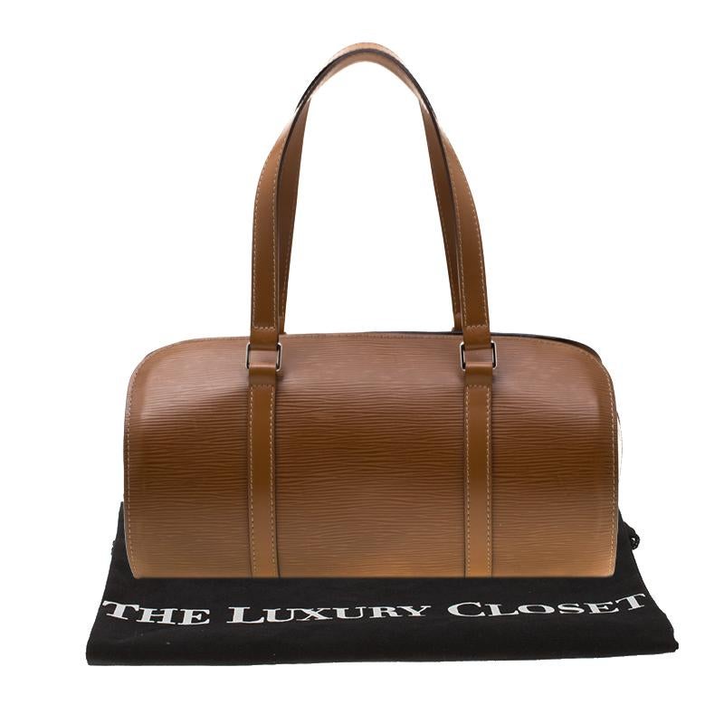 Louis Vuitton Canelle Epi Leather Soufflot Bag 5