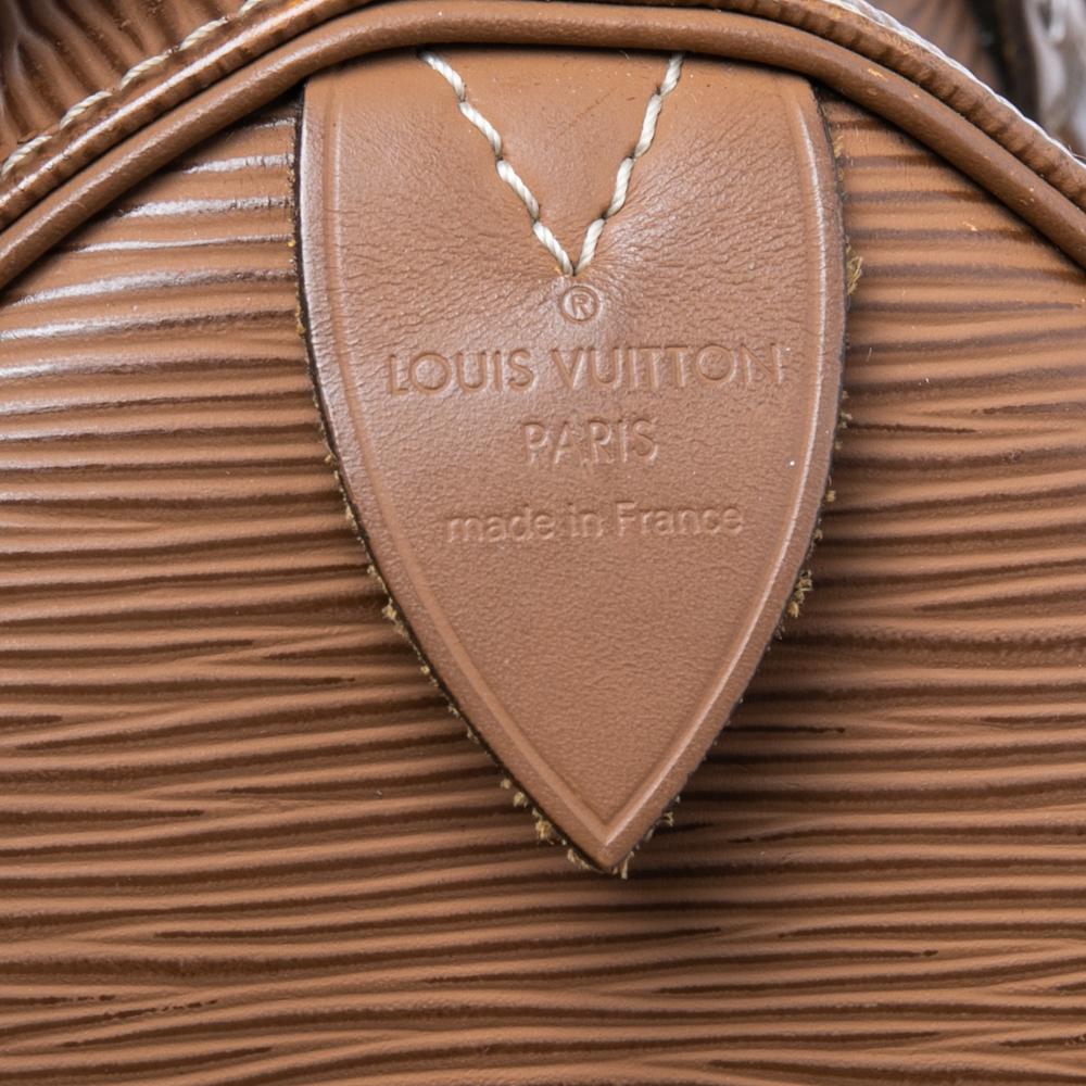 Louis Vuitton Canelle Epi Leather Speedy 25 Bag 4