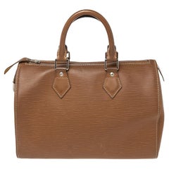 Louis Vuitton Canelle Epi Leather Speedy 25 Bag