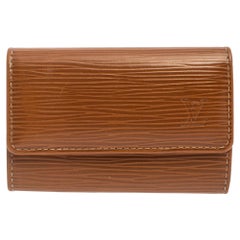 Louis Vuitton Canelle Epi Leather Used 6 Key Holder