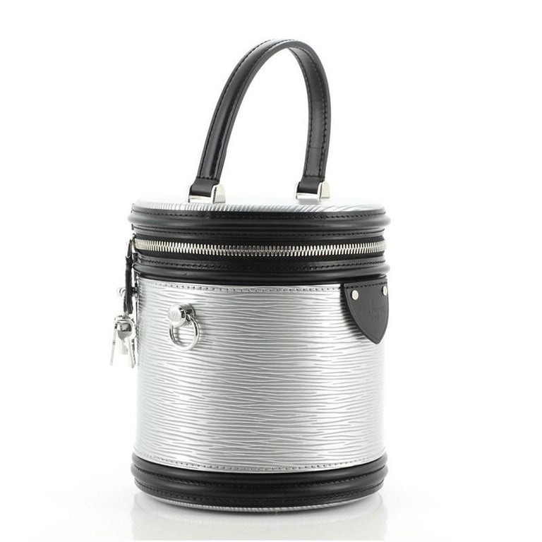 Louis Vuitton Cannes Handbag Epi Leather Black 9223416