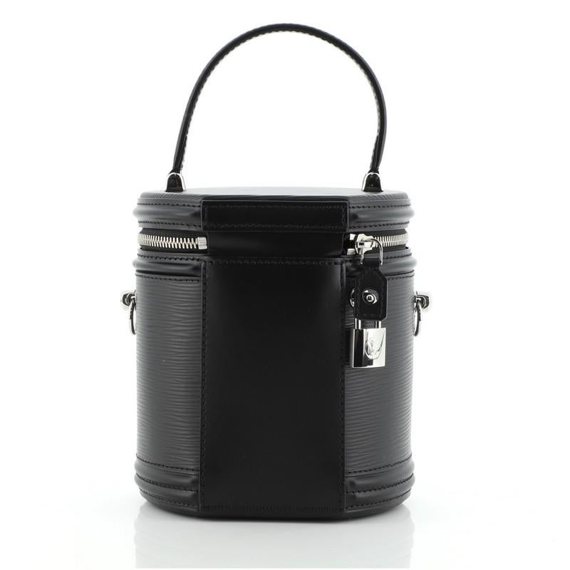 Black Louis Vuitton Cannes Handbag Epi Leather