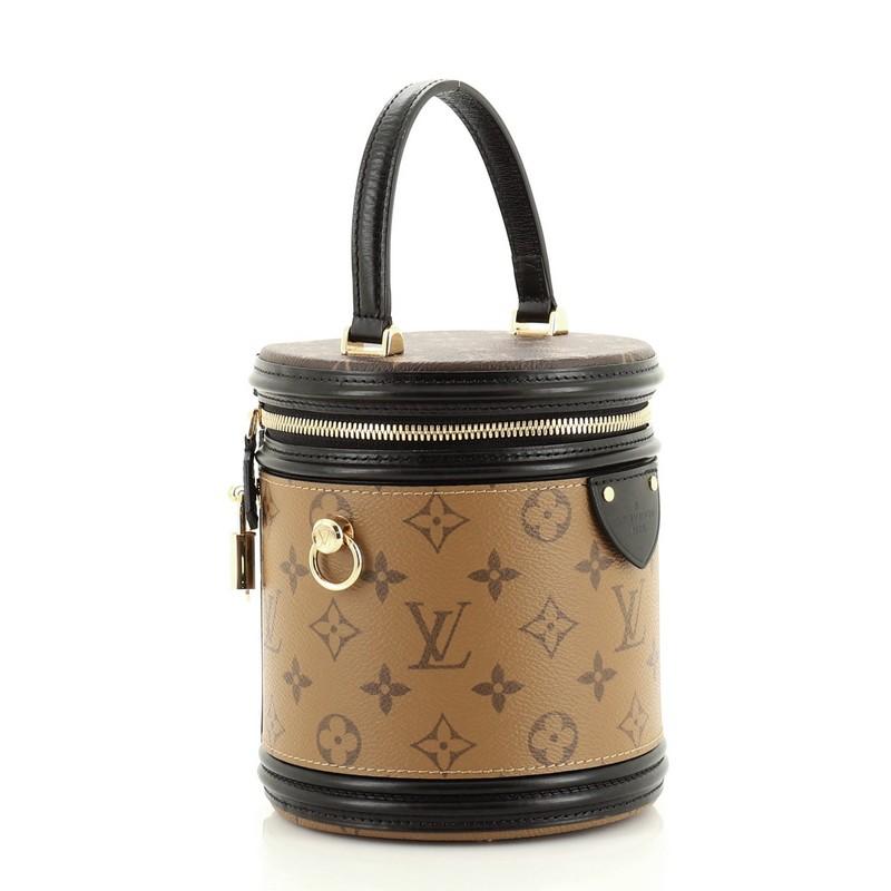Brown Louis Vuitton Cannes Handbag Reverse Monogram Canvas