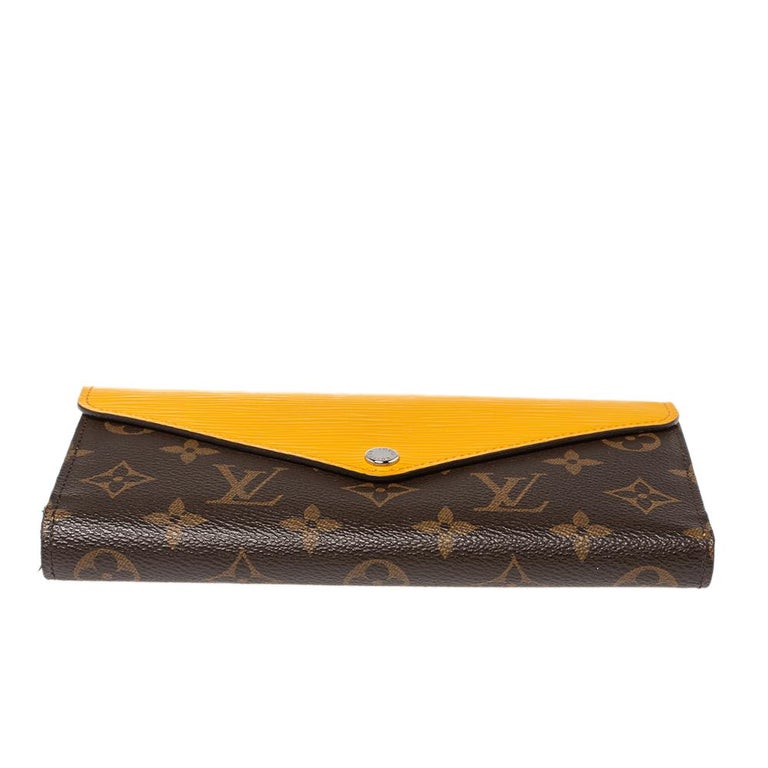 Louis Vuitton Canvas and Epi Leather Marie-Lou Wallet at 1stDibs