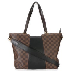 Louis Vuitton Canvas Damier Ebene Taurillon Jersey Tote