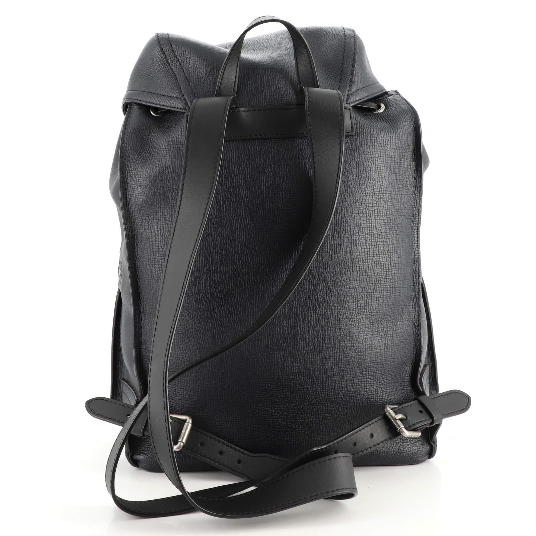 Louis Vuitton Canyon Backpack Utah Leather In Good Condition In NY, NY
