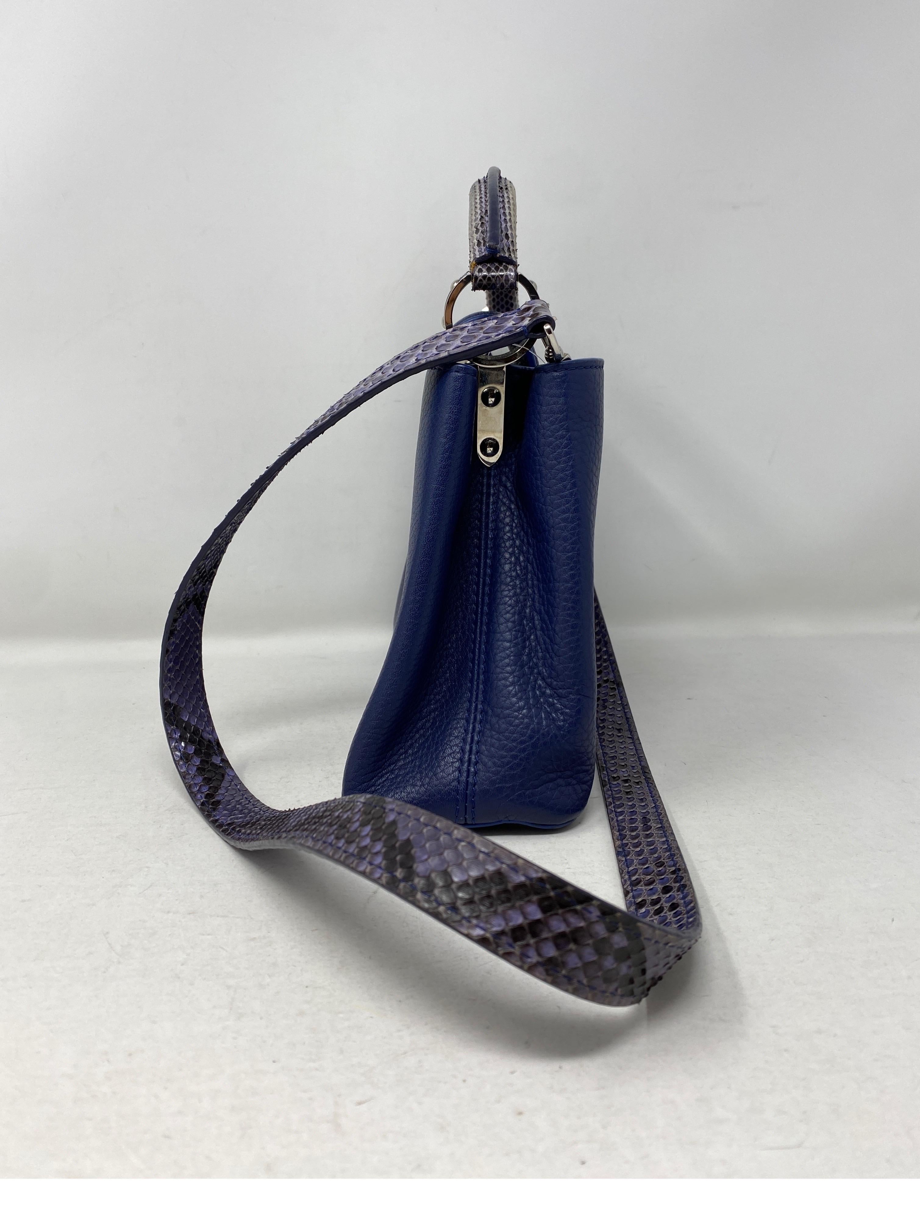 Louis Vuitton Capucine Python Bag  5