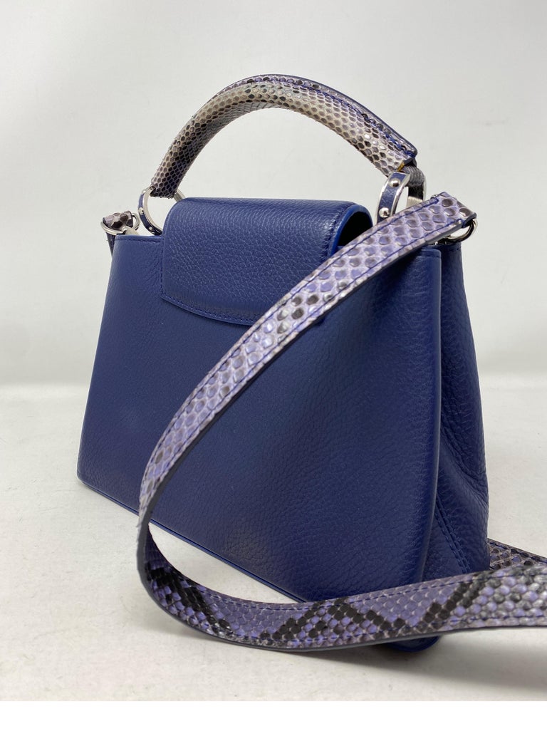 Louis Vuitton Capucine Python Bag  For Sale 9