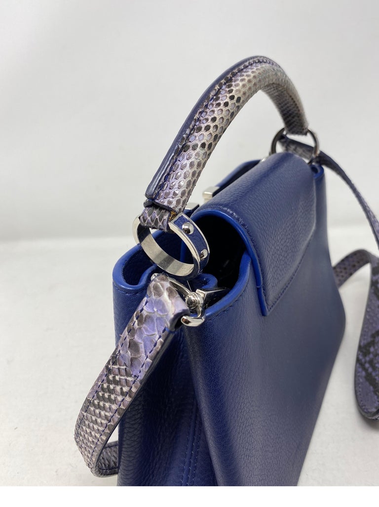 Louis Vuitton Capucine Python Bag  For Sale 11