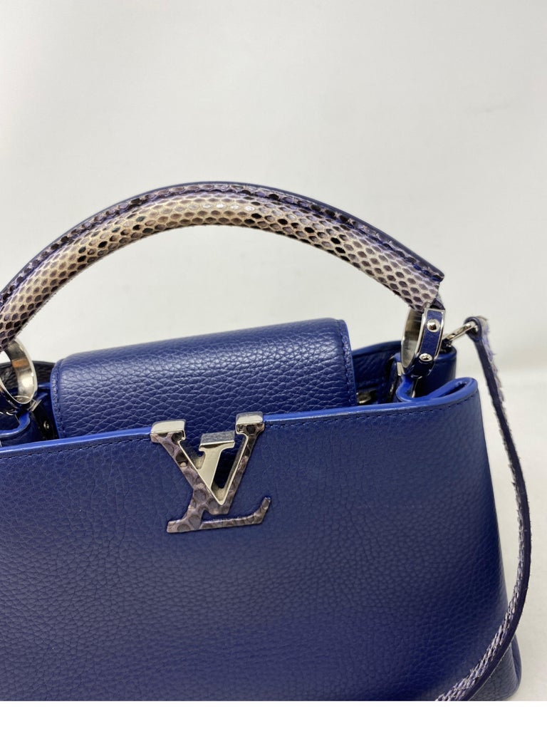 Louis Vuitton Capucine Python Bag  For Sale 12