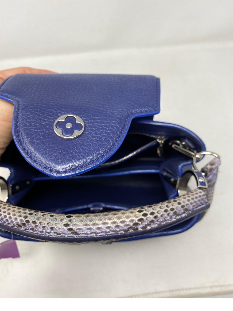 Louis Vuitton Capucine Python Bag  For Sale 14