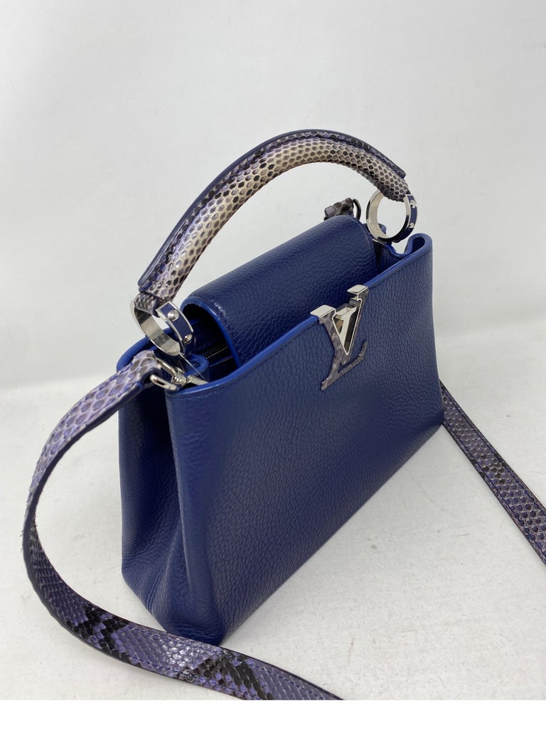 Louis Vuitton Capucine Python Bag  For Sale 1