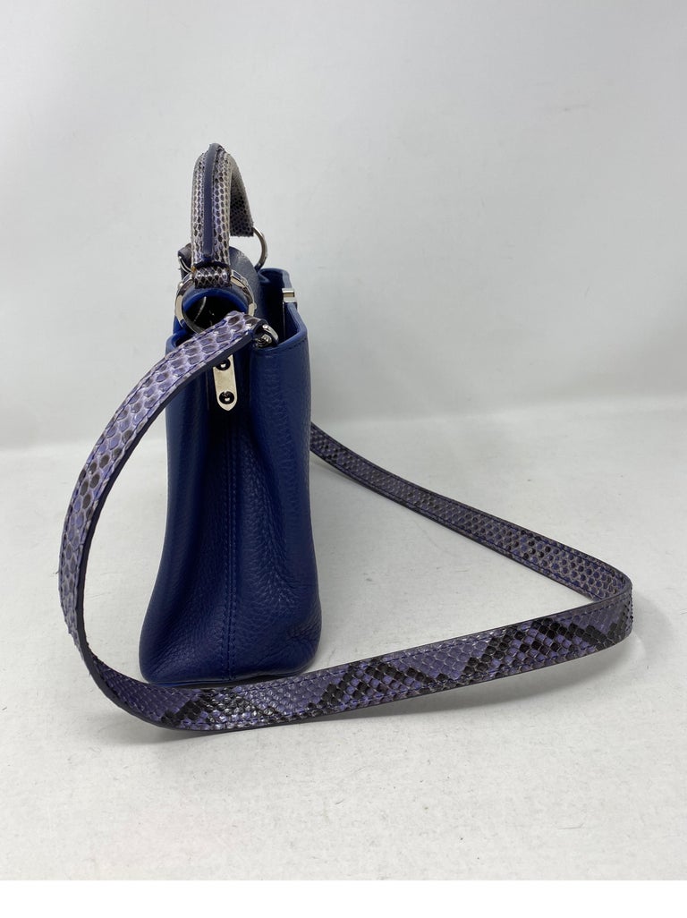 Louis Vuitton Capucine Python Bag  For Sale 2