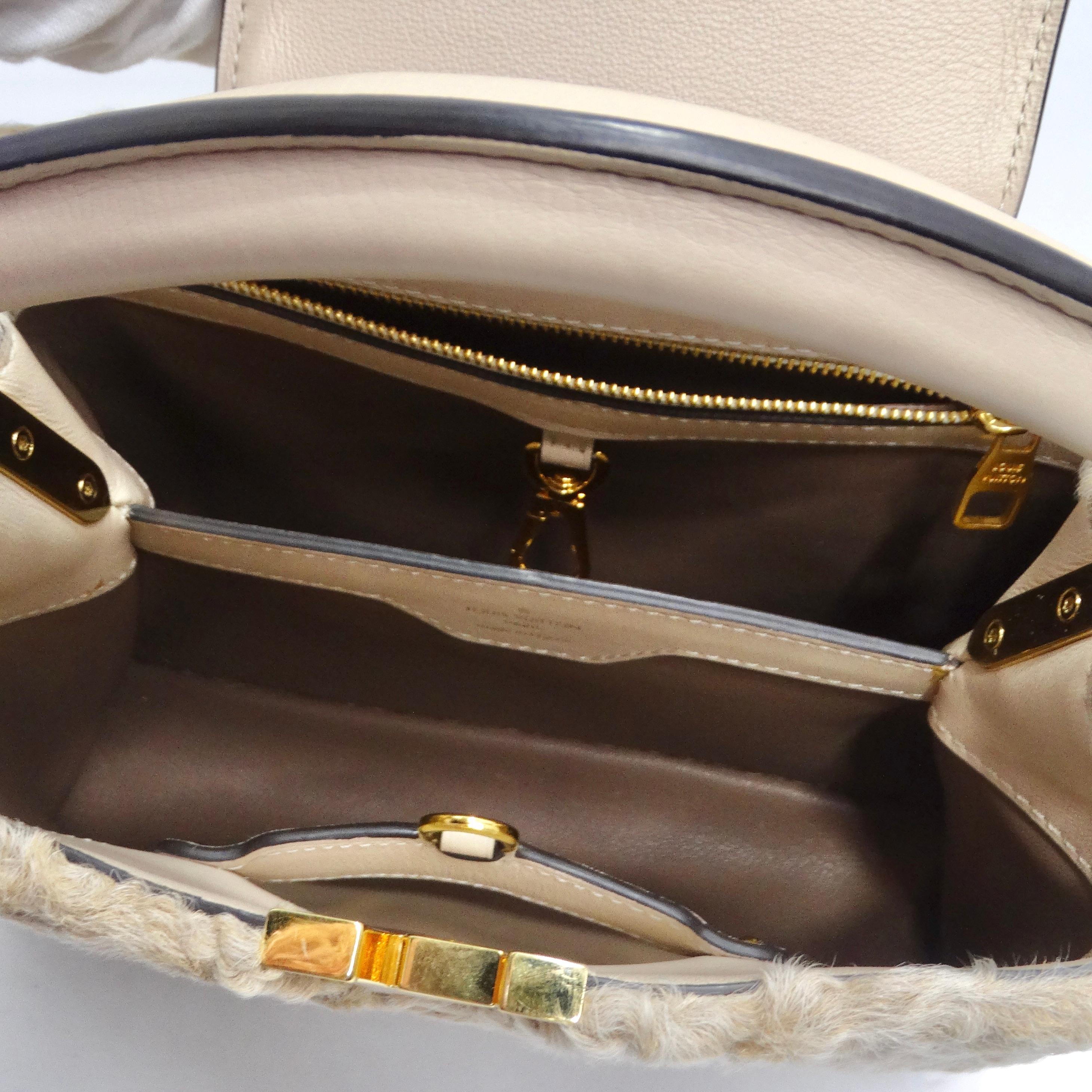 Louis Vuitton Capucines Astrakhan Fur Handbag  9