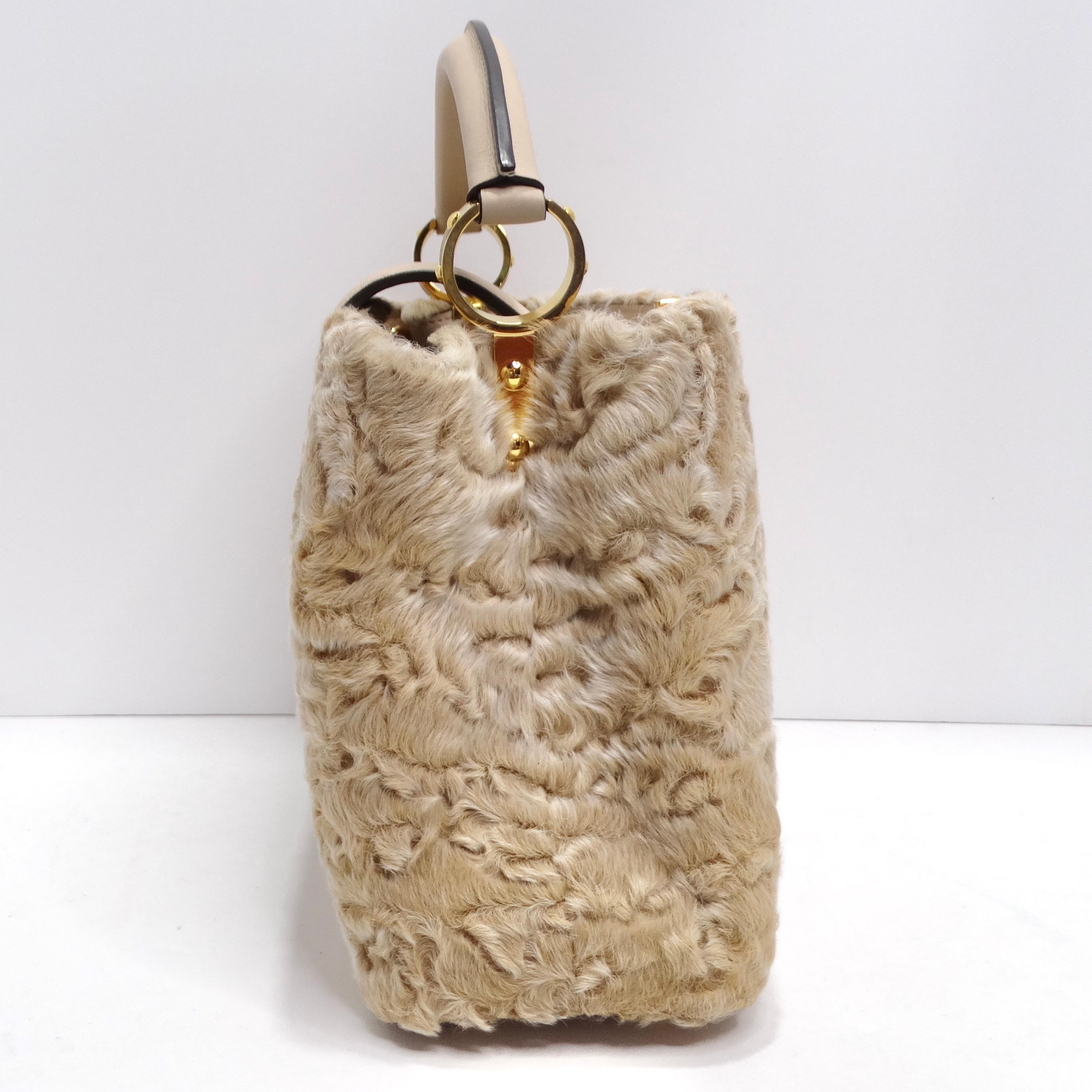 Louis Vuitton Capucines Astrakhan Fur Handbag  1