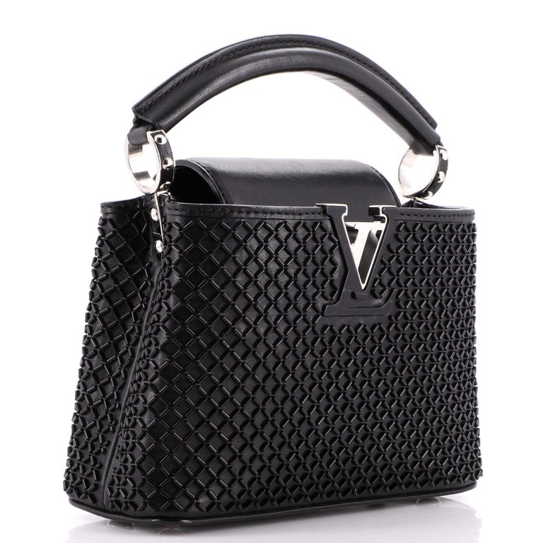 Louis Vuitton Black Capucines BB Handbag at 1stDibs  louis vuitton capucine  bb, capucines bb black, bb purses