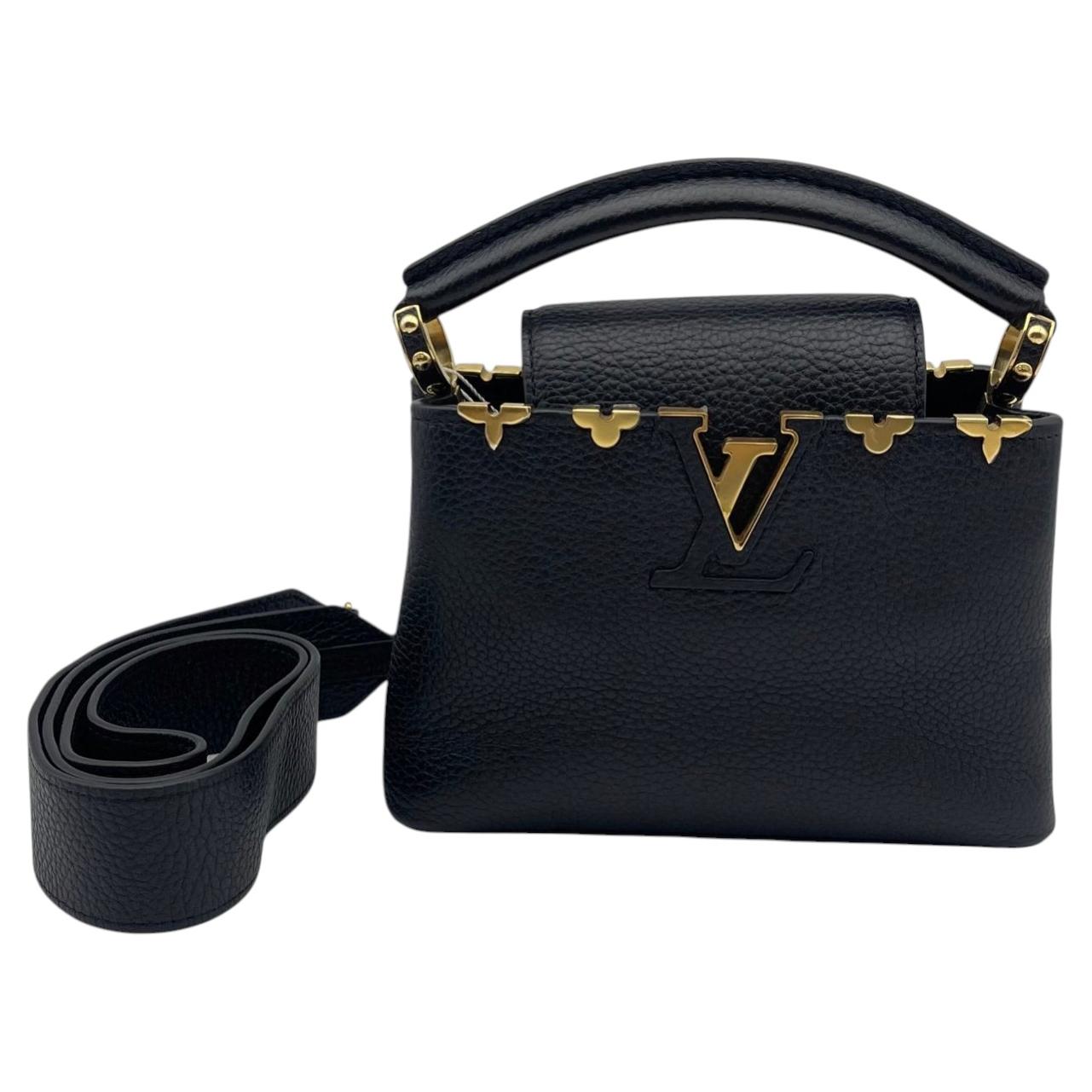 What fits in a Louis Vuitton BB Capucines?