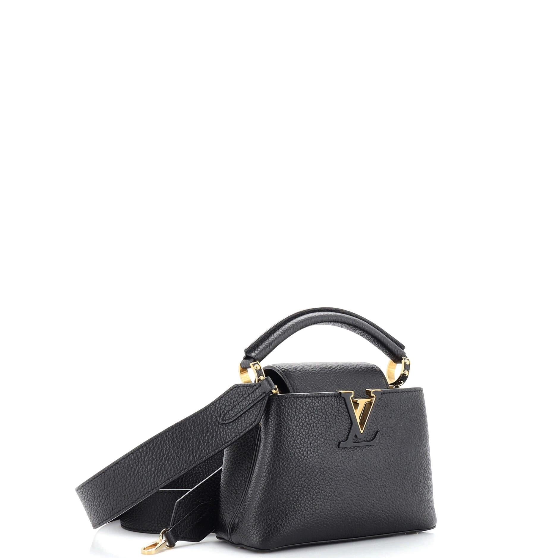 Mini Louis Vuitton Capucine in Ostrich Leather sourced by us