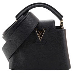 Louis Vuitton Snow White Taurillon and Python Mini Capucines For Sale at  1stDibs