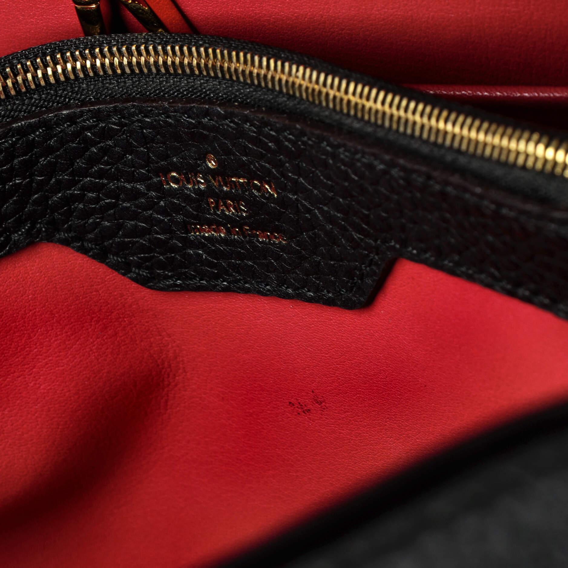 Louis Vuitton Capucines Bag Leather MM 8