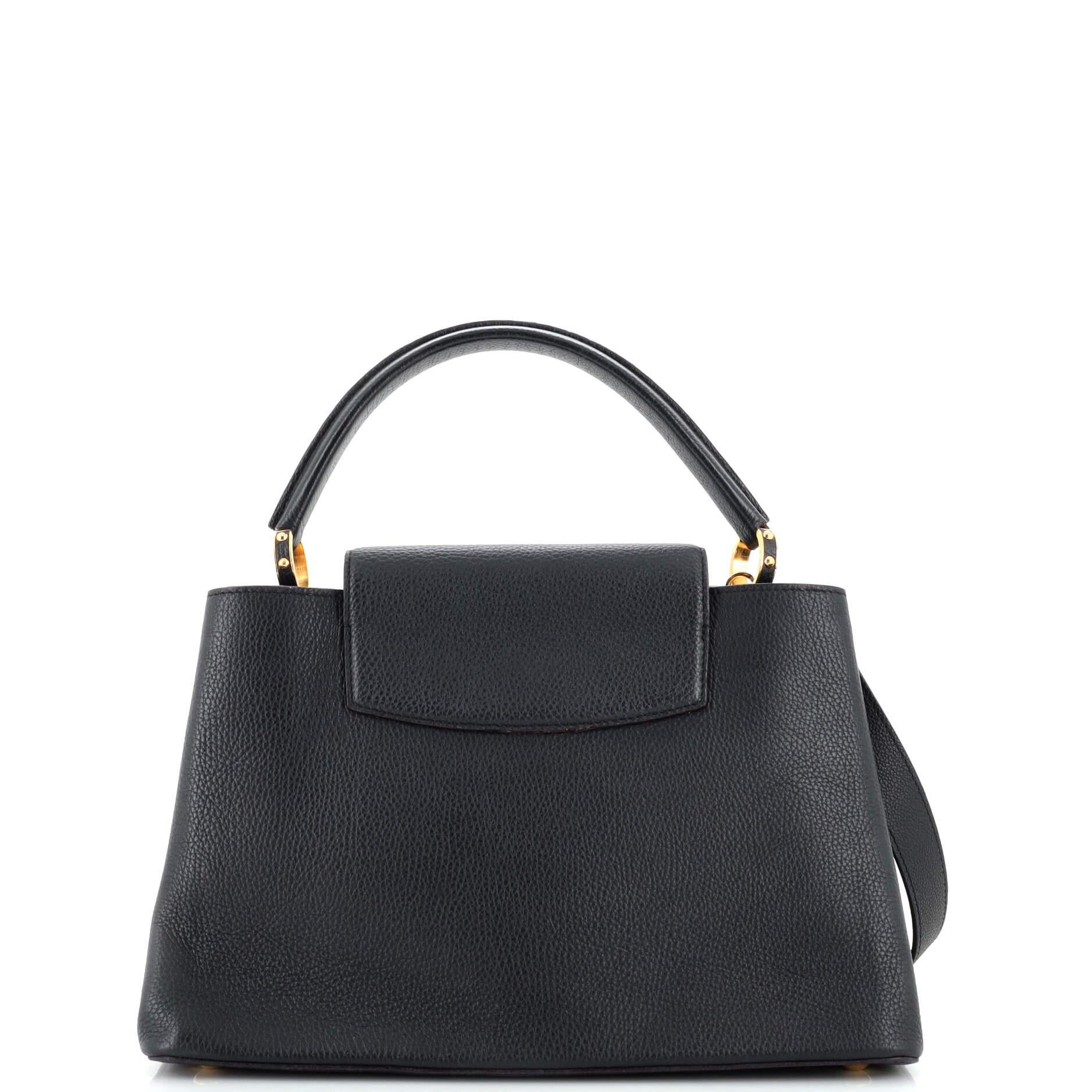 Women's or Men's Louis Vuitton Capucines Bag Leather MM