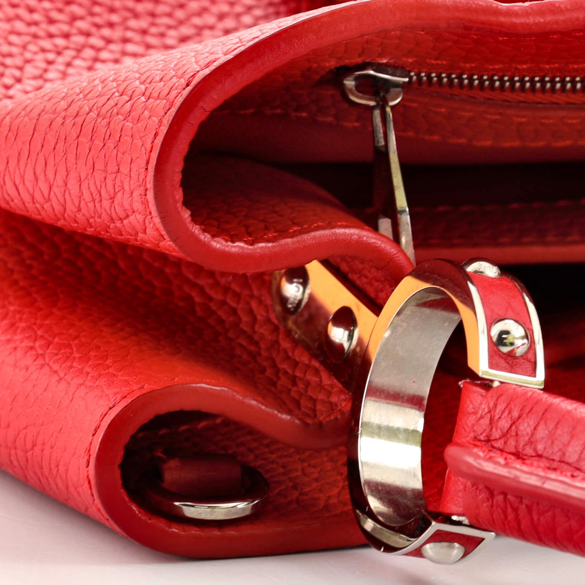 Women's or Men's Louis Vuitton Capucines Bag Leather PM