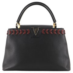 Louis Vuitton Capucines Bag Leather with Braided Detail MM