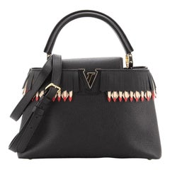 Louis Vuitton Capucines Bag Leather with Fringe Detail PM