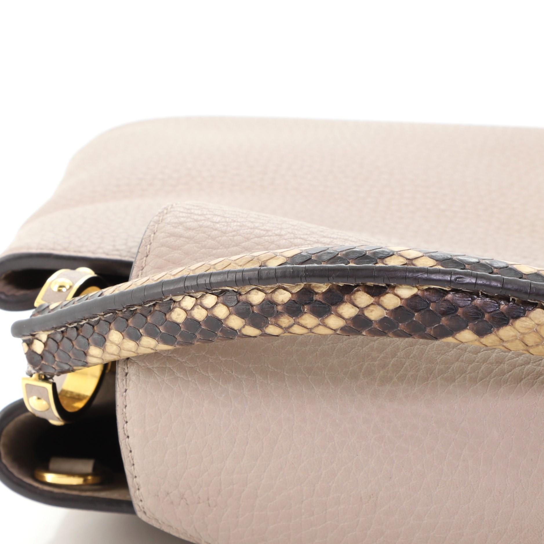 Louis Vuitton Capucines Bag Leather with Python BB 2