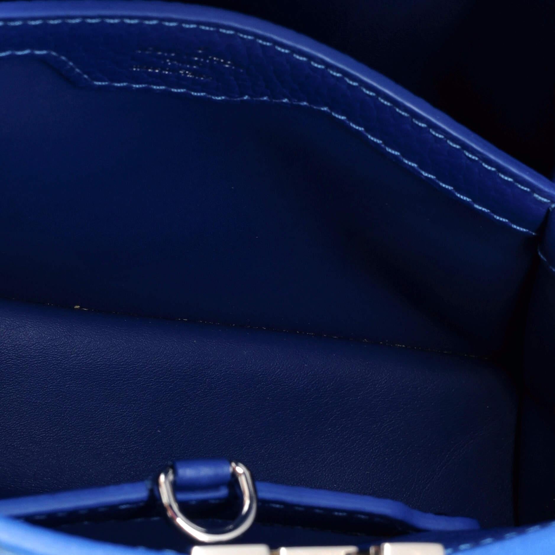 Louis Vuitton Capucines Bag Leather with Whipstitch Strap BB 1