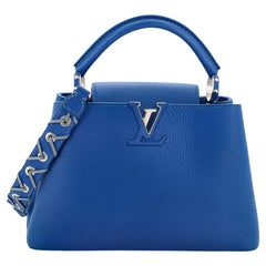 Louis Vuitton Capucines Bag Leather with Whipstitch Strap BB