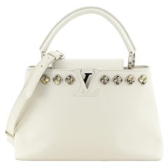 Louis Vuitton Capucines Bag Limited Edition Hanami Applique Leather PM