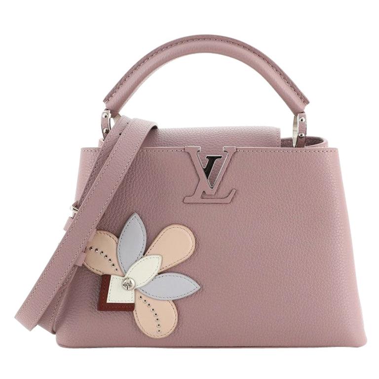 Louis Vuitton Capucines Hibiscus Flamingo Bag