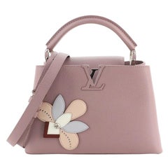 Louis Vuitton Capucines Bag Limited Edition Iris Blossom Leather BB