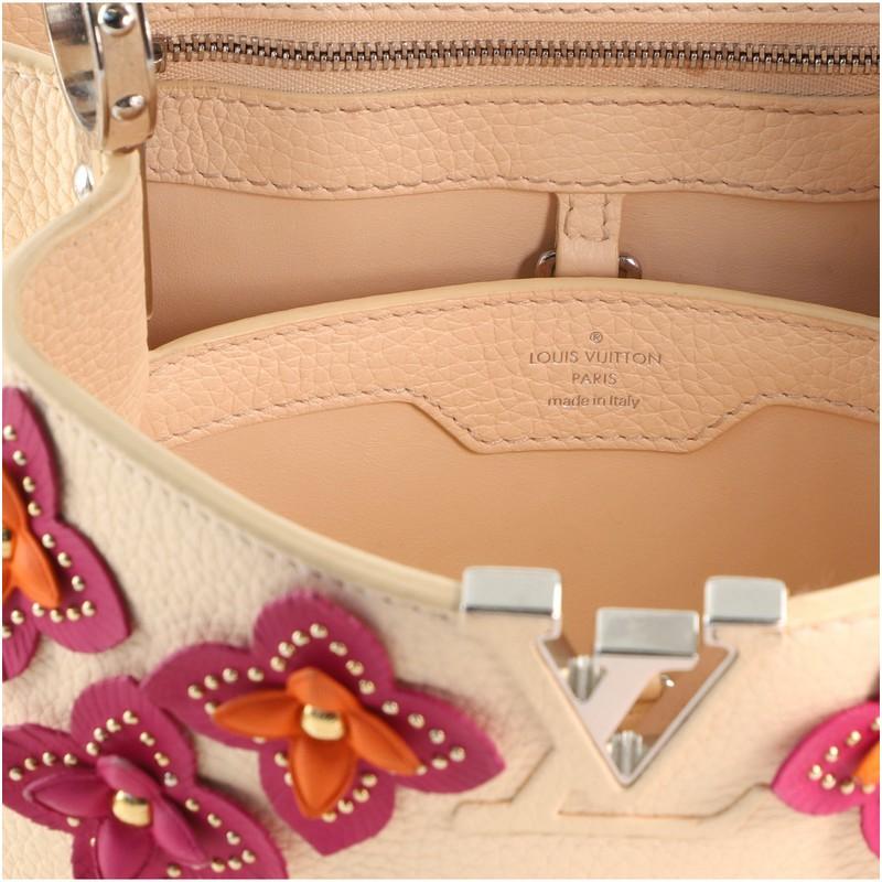 Louis Vuitton Capucines Bag Limited Edition Leather with Applique PM 4