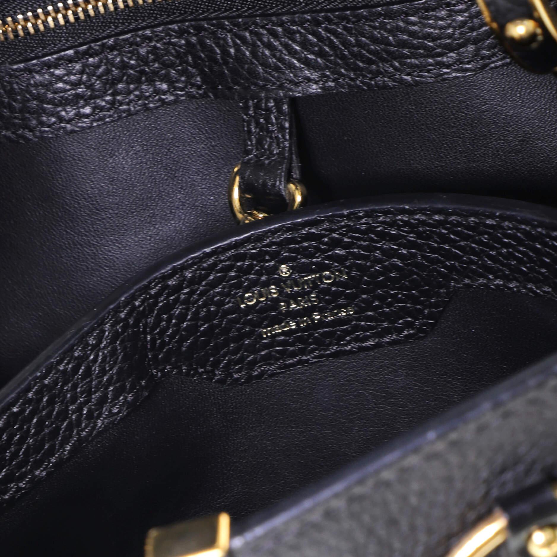 Louis Vuitton Capucines Bag Limited Edition Leather with Applique PM 4