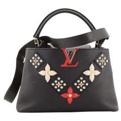 Louis Vuitton Capucines Tasche Limited Edition Leder mit Applikation PM
