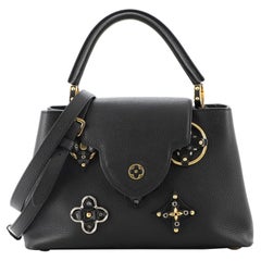 Louis Vuitton Capucines Bag Limited Edition Leather with Applique PM