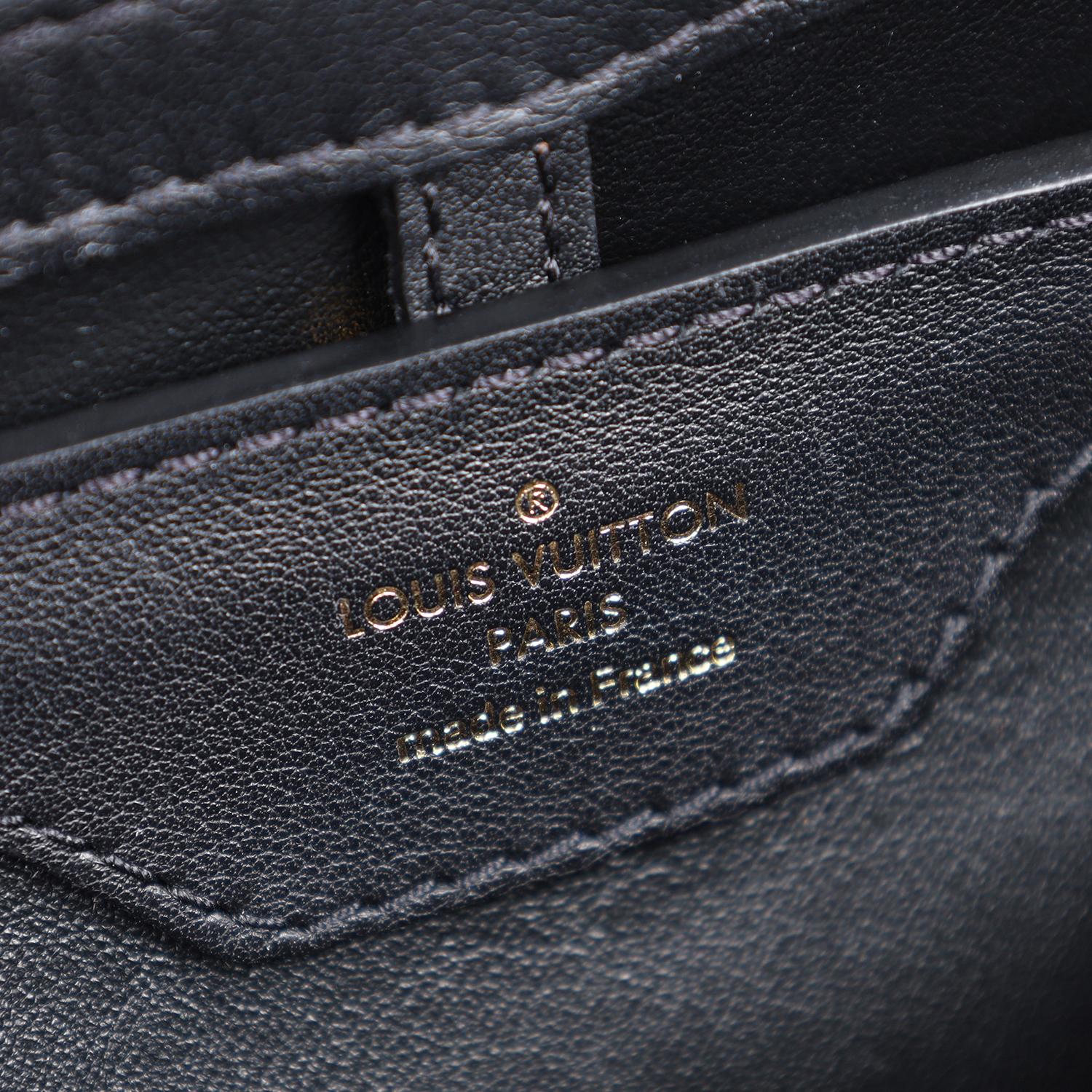 Louis Vuitton Capucines Bag Limited Edition Since 1854 Monogram Calfskin Black For Sale 11