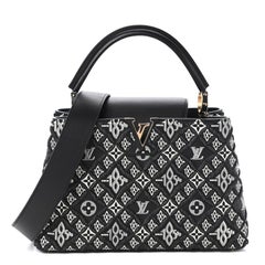 Louis Vuitton Capucines Bag Limited Edition Since 1854 Monogram Calfskin Black