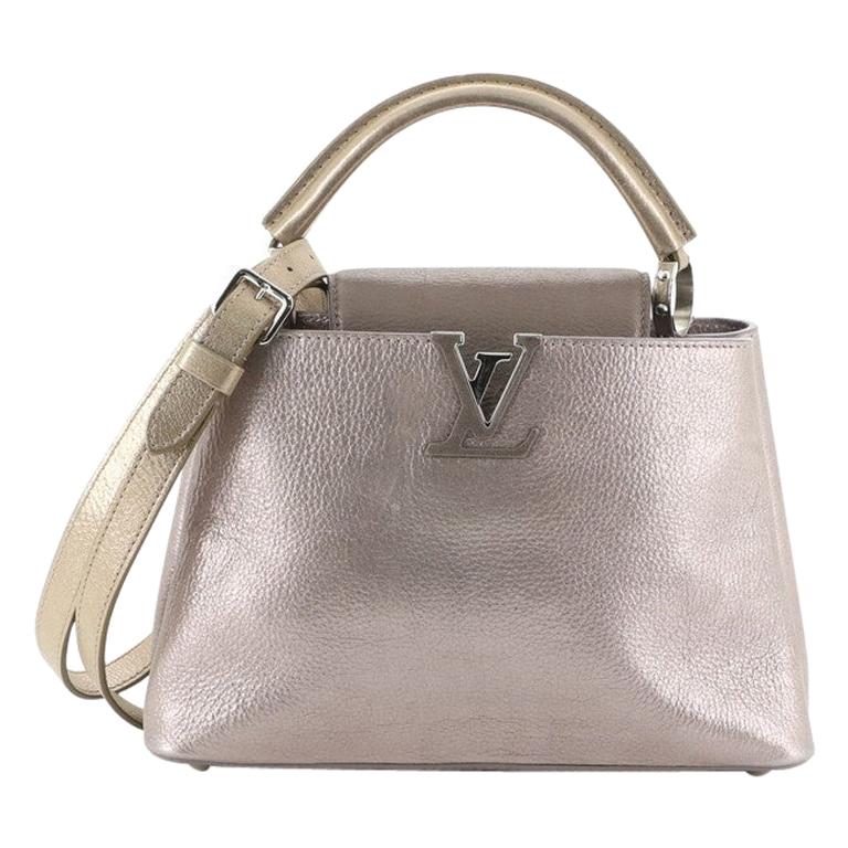 Louis Vuitton Capucines Bag Limited Edition Tricolor Iridescent Calfskin 