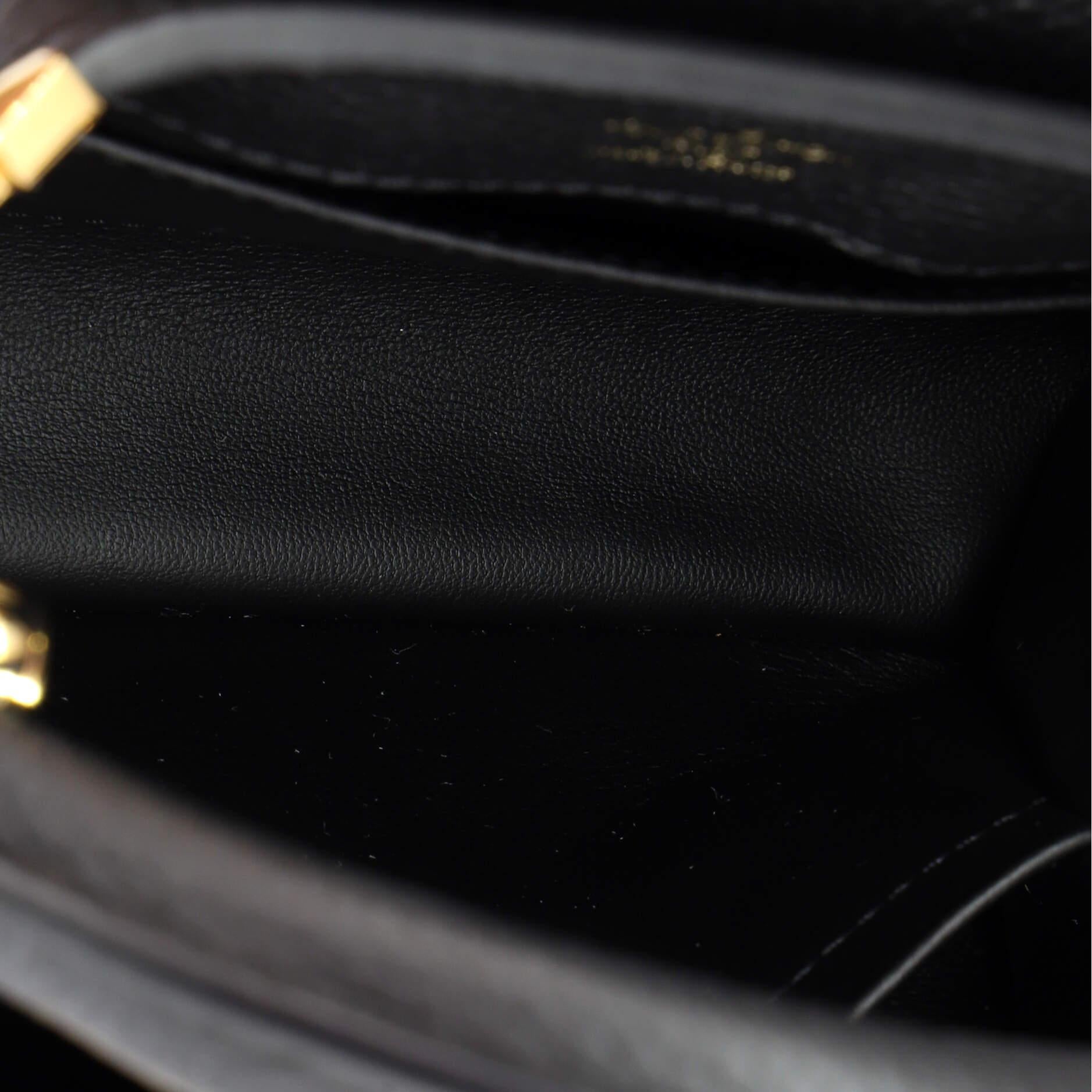 Louis Vuitton Capucines Bag Metal Floral Edge Taurillon Leather Mini 1