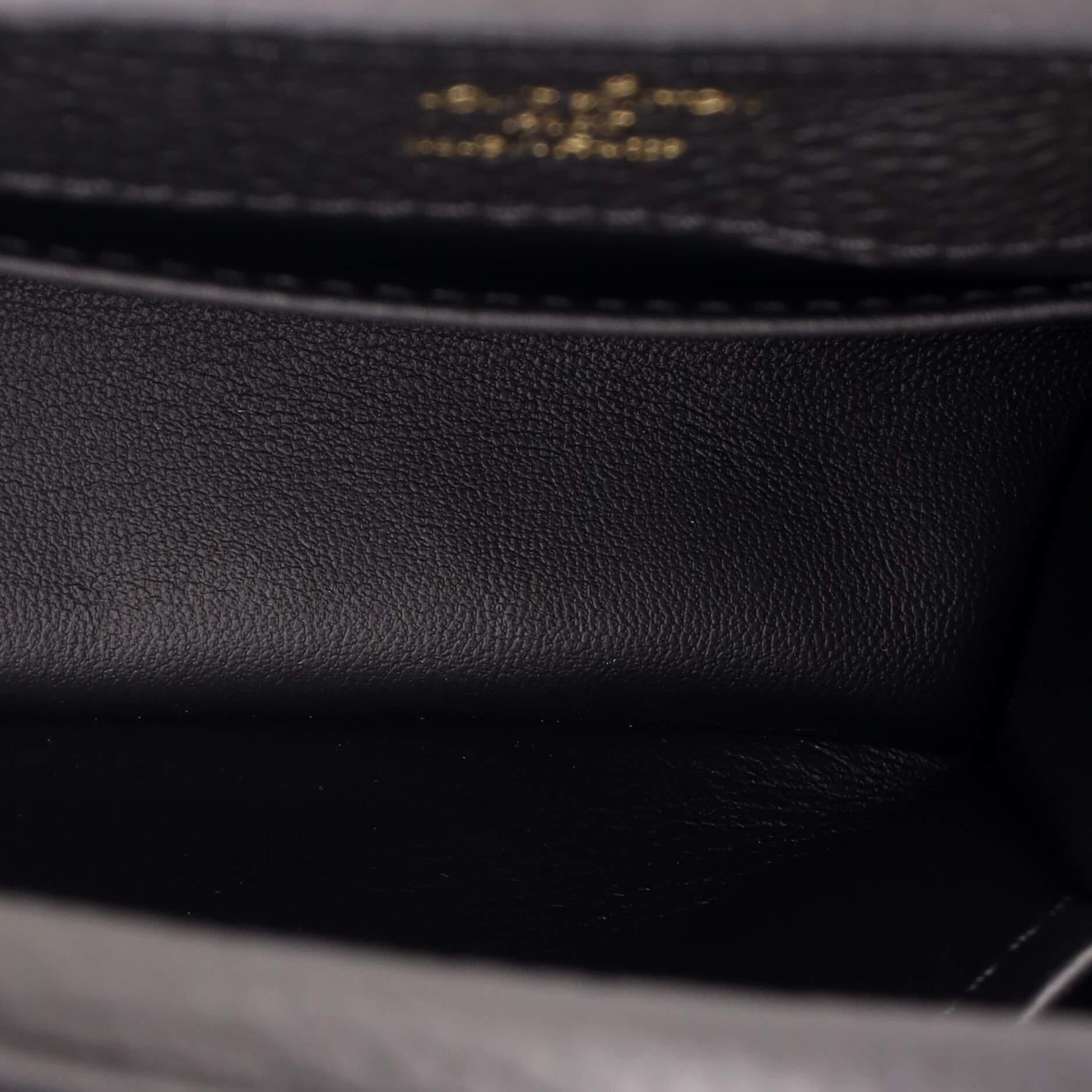 Louis Vuitton Capucines Bag Metal Floral Edge Taurillon Leather Mini 2
