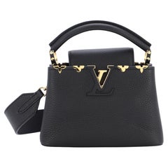 Louis Vuitton Snow White Taurillon and Python Mini Capucines For Sale at  1stDibs