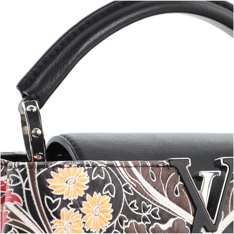 Louis Vuitton Capucines Bag Printed Embossed Leather BB 3