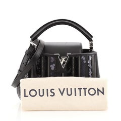Louis Vuitton Capucines Bag Sequin and Beaded Leather Mini