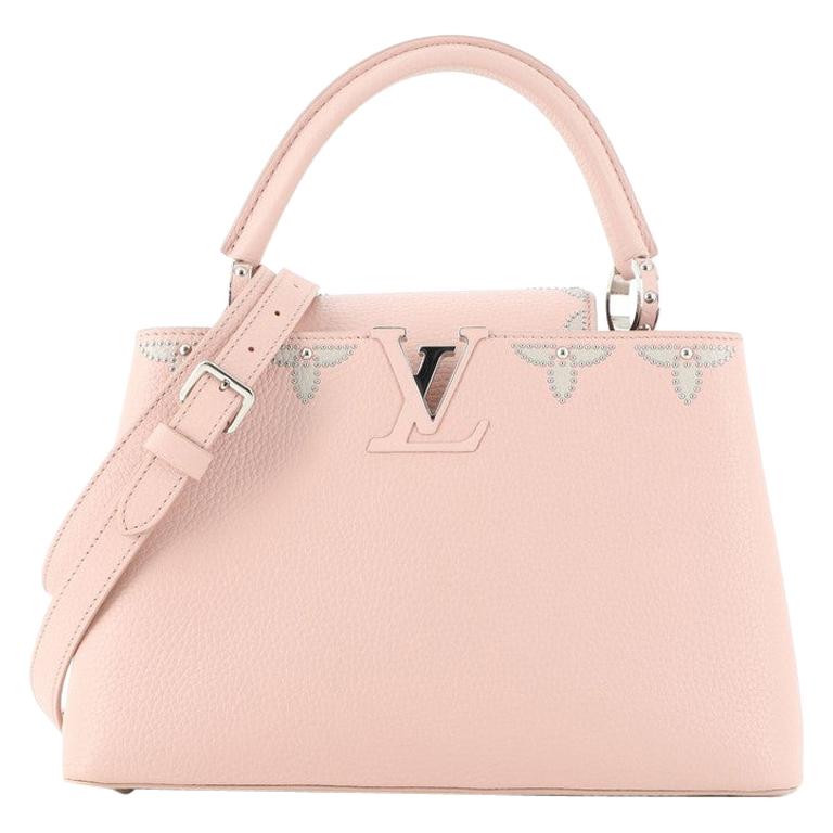 Louis Vuitton Capucines Bag Studded Leather PM
