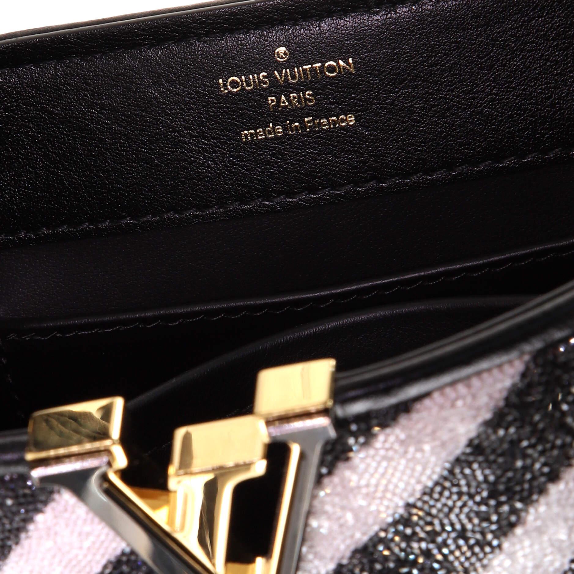 Louis Vuitton Capucines Bag Swarovski Crystal Embellished Leather Mini 2