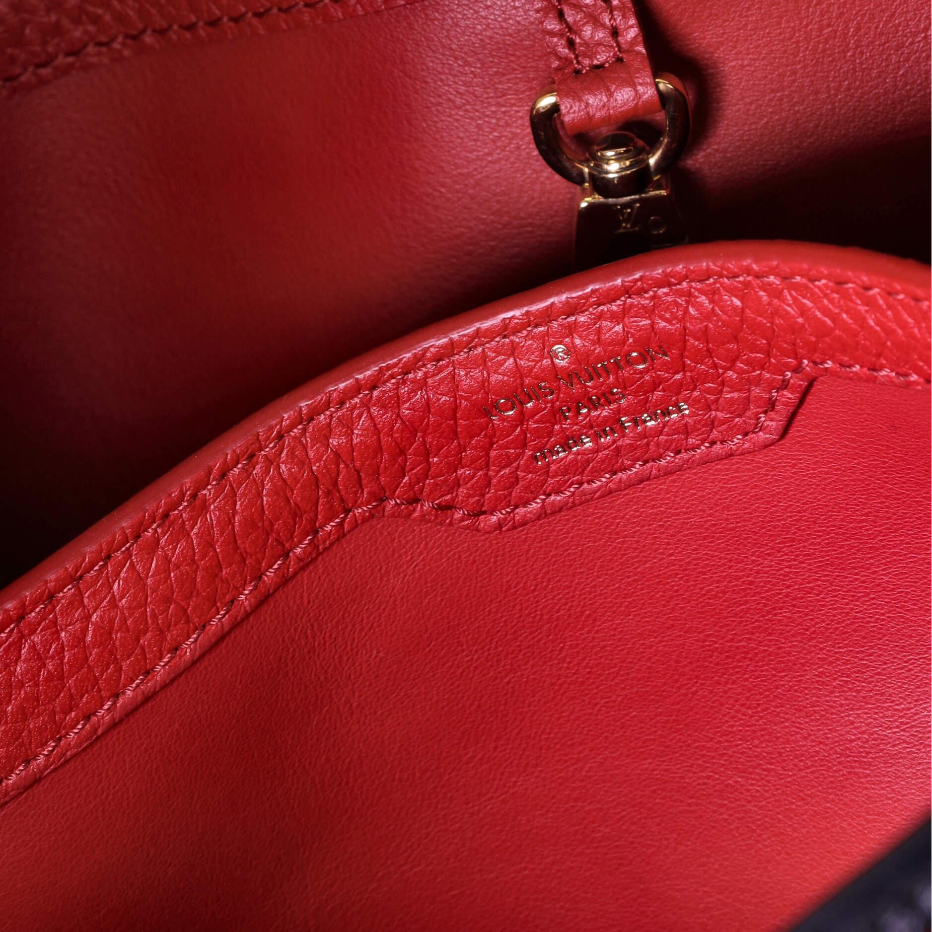 Louis Vuitton Capucines Bag Woven Leather PM 1