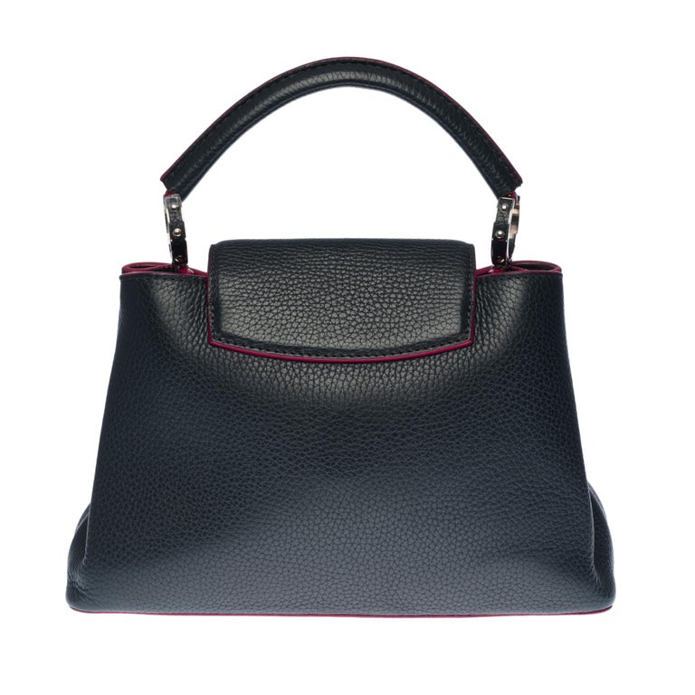 Louis Vuitton Capucines BB handbag with strap in Navy Blue leather, SHW For  Sale at 1stDibs
